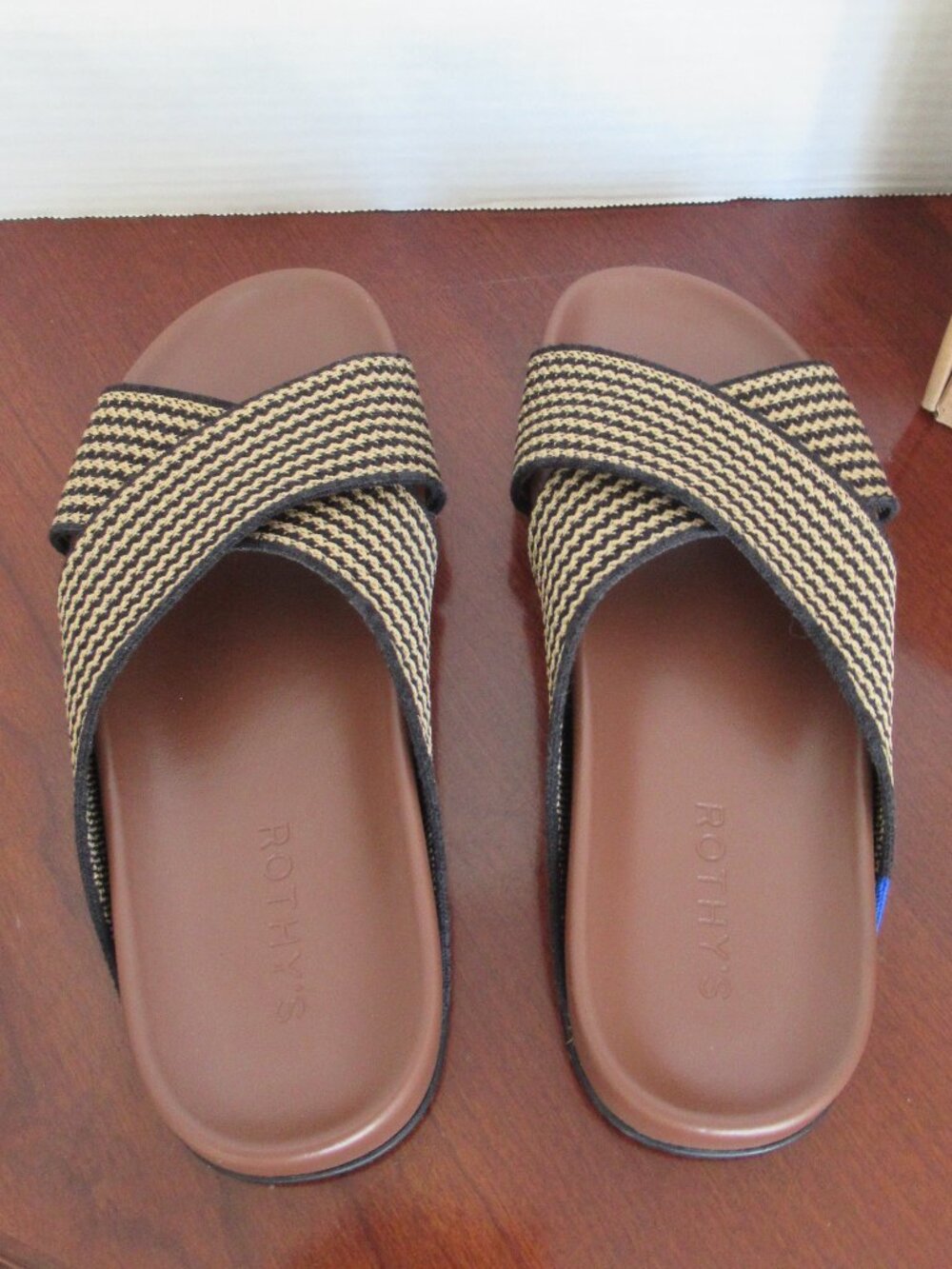 New Rothy’s The Weekend Slide Sandals Women’s Sz 6 M In Box Display Shoe - Picture 2 of 11